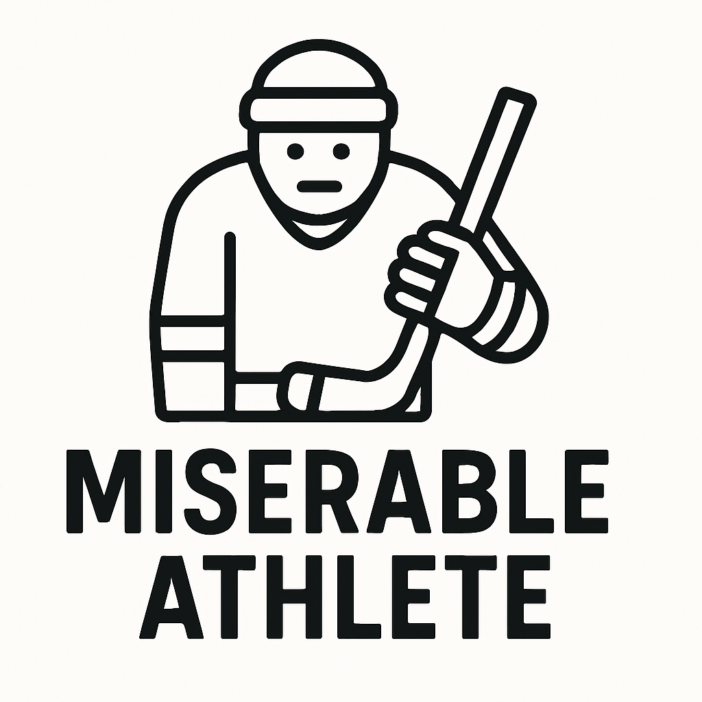Miserable hockey player